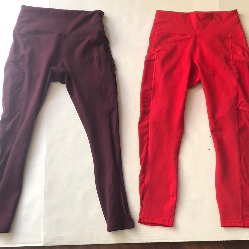 FABLETICS  2Mila High-Waisted Pocket Capri Size XS
